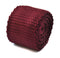 plain maroon skinny knitted tie with pointed end